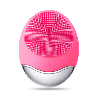 小米（MI）米家同款生态链同款洁面仪毛孔清洁器电动硅胶按摩超声波器女神器洗面按摩通乳洗脸仪 玫瑰红