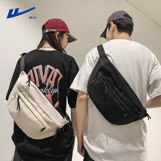 Pull back messenger bag men's large capacity student couple chest bag leisure sports cycling waist bag small backpack single shoulder bag for women