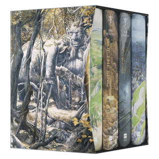 Non-boxed english original the lord of the rings the hobbit the lord of the rings 4 volumes boxed the hobbit lord of the rings boxed fantasy novel tolkien hardcover color illustrated edition
