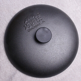 Special cast iron lid for yuanbao pot, uncoated, thickened, micro-pressure locking water special lid for yuanbao pot 4042cm