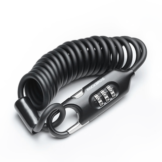 Rock brothers bicycle lock, motorcycle helmet lock, electric mountain road bike password, portable anti-theft household lock, black