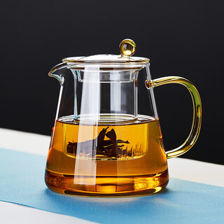Mesni thickened glass teapot heat-resistant glass tea maker home with filter kung fu tea set