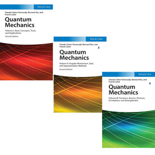 Quantum Mechanics 2nd  Volume 1 2 3 by Claude Cohen 纸质书 1+2+3