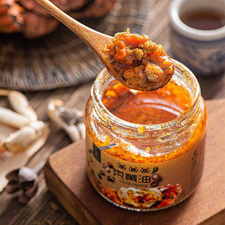 Bald butter hairy crab paste crab roe sauce fresh and fragrant ready-to-eat bibimbap noodles seasoned for mid-autumn festival gift box