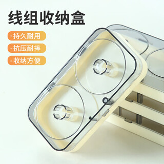 Diaolongwang two-axis magnetic line group box 6 cm main spool fishing line box fish coil fishing gear supplies fishing gear main line box magnetic four-axis main line box 5 pcs