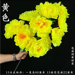 Peonies bouquets of flowers for sweeping tombs. a large bunch of flowers for visiting the tombs during the qingming festival. chrysanthemums and apple blossoms are placed in front of the tombs to worship ancestors. 13 large peonies, 1 bouquet of yellow.