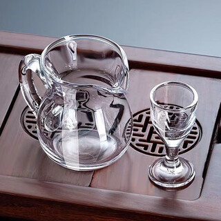Jingze (jz) wine dispenser, lead-free glass, fair cup, pouring wine cup, small tea cup