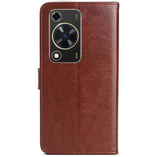 Ajun keke huawei enjoy 70s mobile phone case flip-top leather case gfy-al00 protective cover enjoy 70s shell seventy all-inclusive anti-fall and explosion-proof soft-sided wallet card magnetic buckle for men and women brown @ leather case + full screen tempered film + lanyard enjoy 70s