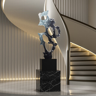 Taihu stone sculpture ornaments, light luxury, high-end entrance hall, living room partition, wine cabinet, art decoration, housewarming gift, exquisite ornaments, extra large size