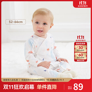 Yeehoo baby clothes, baby onesies, newborn clothes, baby clothes, autumn and winter warm rompers for 3-6 months