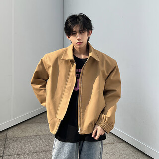 Digada jacket men's spring and autumn new american trendy brand short aviator handsome high-end men's jacket men lpfs-x148 khaki xl