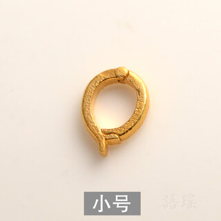 Chi xing 18k gold universal buckle pendant buckle buckle connection buckle accessories bracelet necklace accessories ancient gold diy jewelry medium small size