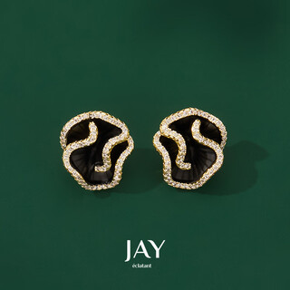 Jay black cloud earrings, women's fashionable earrings, earrings, birthday gifts for girlfriends and besties