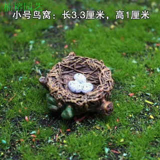 Phoebe gardening micro-landscape ornaments, bird resin crafts, cute simulated bird's nest, gardening bonsai decoration, bird eggs, small bird's nest