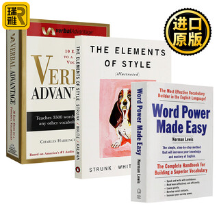WordPower单词的力量 Word Power MadeEasy 言语优势 Verbal Advantage 风格的要素TheElements of Style 英文原版