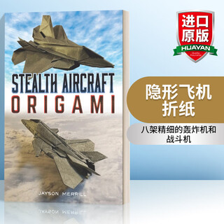 Stealth Aircraft Origami 英文原版 隐形飞机折纸 英文版 进口英语原版书籍