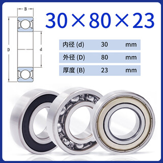 Complete list of bearing models non-standard bearing inner diameter 26 27 28 30 32 35 36 38 40 deep groove ball bearing 30*80*23 others