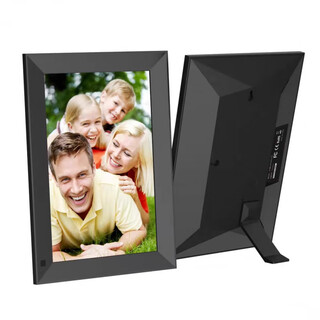 10寸15寸高清智能云相框 电子相册 触摸屏WiFi远程发布照片横竖屏 10寸黑色32G内存【插电款】