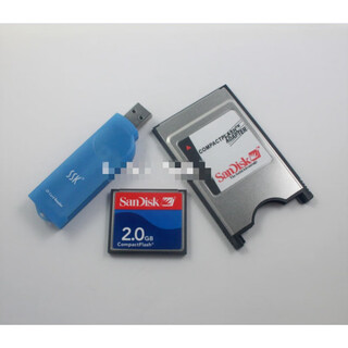 Sandisk three-piece set cf card 2g+pcmcia+card reader cnc machine tool cnc