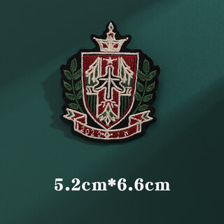 Quamerjk british college style classic embroidery brooch men's and women's badge japanese style cute style f