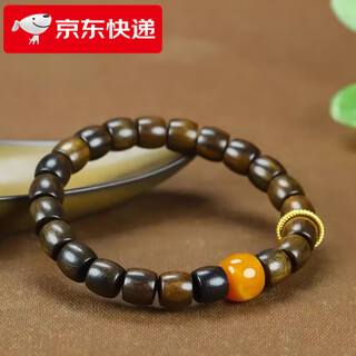 Fat donglai quality agarwood bracelet natural l dalagan old material wooden barrel bead bracelet for women and men