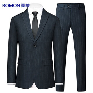 Romon suit men's four seasons slim professional formal wear stretch suit business workwear wedding dress men's clothing