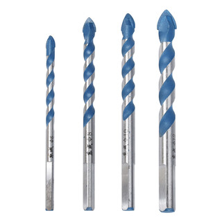 Dongcheng multifunctional tile drill bit glass hole opener punches stone wall hand electric drill triangle drill bit multifunctional drill bit 6 large