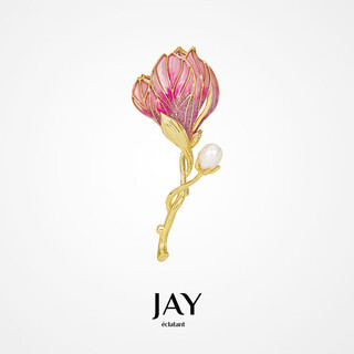 Jay flower brooch, high-end female corsage pin accessories, birthday gift for mother, mother-in-law and elders