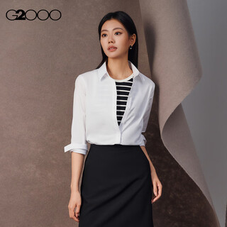 G2000 cotton comfortable/same style in shopping malls women's 2025 autumn and winter women's business commuting long-sleeved shirt