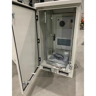Communication integrated outdoor cabinet dustproof and rainproof computer room network cabinet intelligent thermostatic cabinet 5g white 120x65x65cm