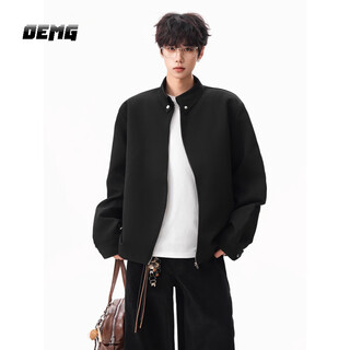 Oemg black cleanfit blazer men's autumn fashion brand high-end executive top shoulder jacket black xl recommended 110-130jin jin equals 0.5 kg
