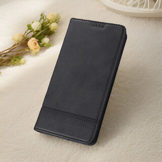 Ju xiaozhi suitable for opporeno10 mobile phone case flip leather case phw110 wallet card case all-inclusive anti-fall soft inner shell protective cover buckle-free magnetic suction oppo reno10 black