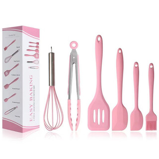 Enshousu baking tool set beginner's home utensil silicone baking egg beater scraper oil brush main image 5