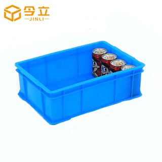 Jinli plastic turnover box 350*240*110 thickened logistics box industrial storage and sorting box plastic basket material box can be customized