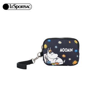 Lesportsac's new moomin co-branded lightweight and fashionable multi-zipper coin purse clutch bag daisy's dream