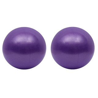 Sino-european yoga ball small ball pilates training pelvic floor muscle fitness core yujia equipment sports elastic ball home purple 2 pieces diameter 25cm more yoga ball sizes