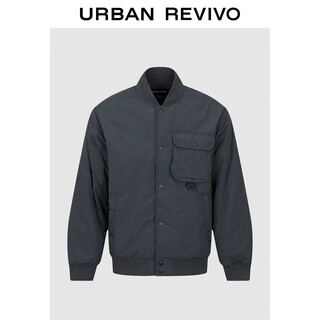 Ur2025 winter new men's casual quilted workwear pocket jacket uml150080 navy l