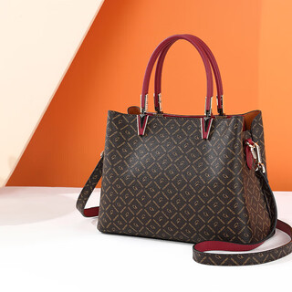 Goldlion women's bag handbag women's pvc printed handbag tote bag new year gift giving