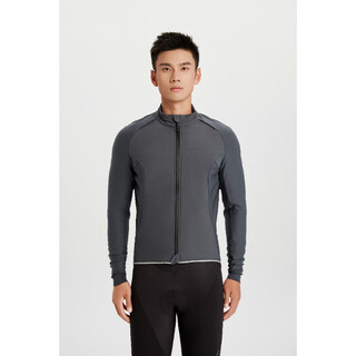 Decathlon road cycling jersey men's winter windproof equipment racing jacket-dark gray xxl-4291758