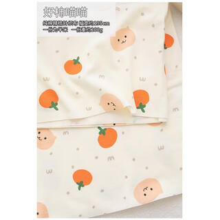 Pure cotton fabric 100% cotton type a baby for a baby combed cotton baby fabric bed sheet pajamas quilt cover knitted haoshimiaomiao