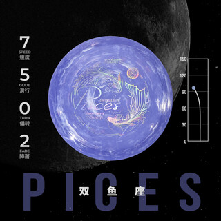 X-comxcom ike constellation golf frisbee tray throw fairway driver professional competition special pisces-mars (170-175g)