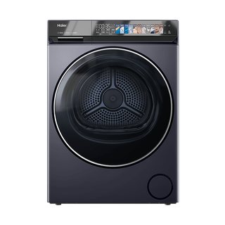 海尔（Haier）10KG双擎热泵干衣机 3D透视烘干 超声波雾化空气洗 Hybrid辅热 超薄 EHGY100F376PLUSU1云溪系列
