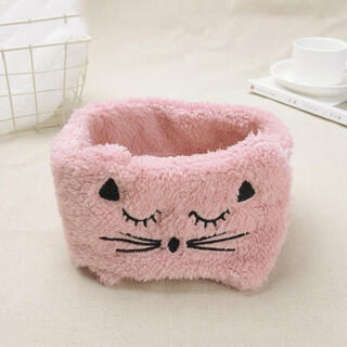 Ji shili maternity confinement hat postpartum autumn and winter headband confinement velcro windproof big head circumference october 11 forehead protector hairband velcro cat hairband - watermelon red