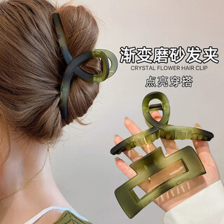 Chimera (chimera) 2-piece set of bathing dish hair shark clips, temperament, high-end hair scratching hair clips and hair clips for the back of the head