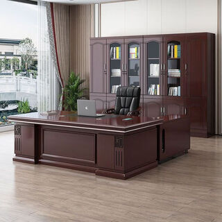 Office boss table chinese desk and chair combination simple modern executive desk president manager desk office furniture 1.6 meters single table