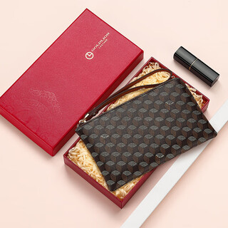 Goldlion ladies clutch fashion commuting handbag coin purse clutch gift box fc551420 brown brown