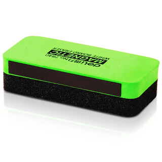 Deli 7840 magnetic whiteboard eraser (price unit) fluorescent green