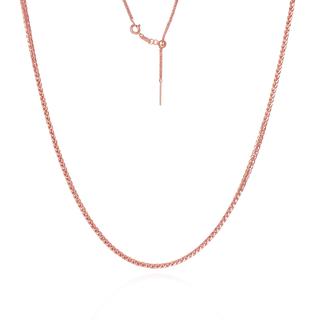 Ting white 18k gold chopin chain gold pin necklace adjustable color gold box snake bone clavicle chain o chain plain chain 18k upgraded pin type chopin chain rose gold can 2.58g 48cm