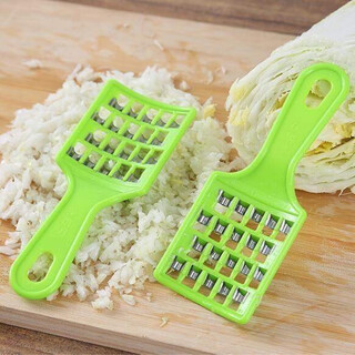 Sweet pea grass cabbage stuffing knife household quick cutting tool for dumpling stuffing cutting and grating board manual cabbage stuffing wiper tool 2 cabbage stuffing knives