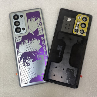 Oppo adapts to reno6pro original back cover reno6 original disassembly back case 6pro + mobile phone battery cover second-hand case reno6pro + <conan limited edition> with frame special edition belt